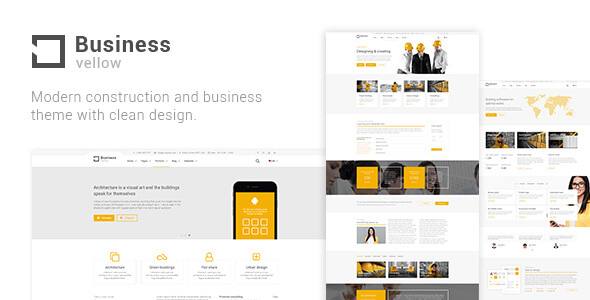 Yellow Business WordPress Theme